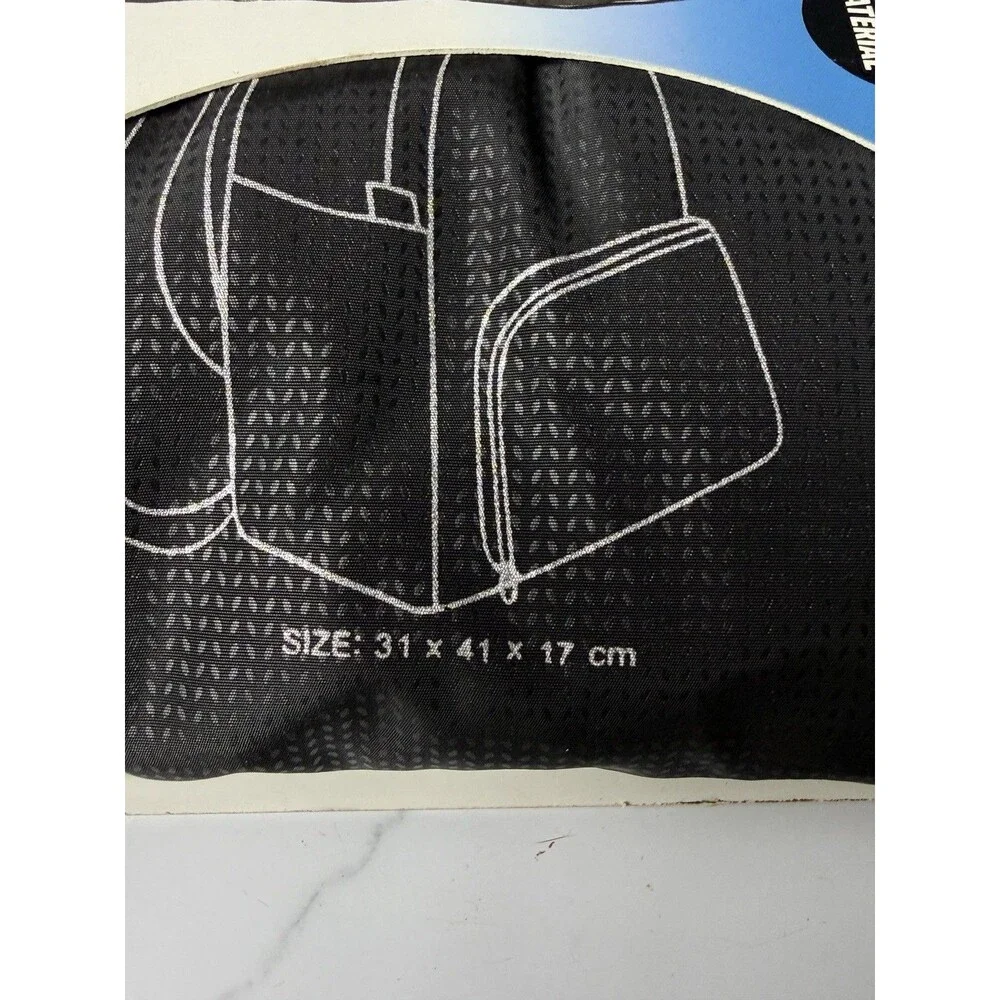 Packable Foldable Backpack Black 20L Ultra Lightweight Water Resistant Daypack